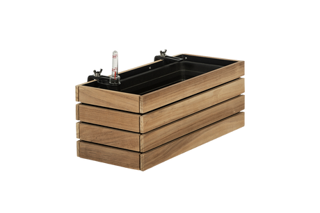 Maja teak balcony flower box 40 / 60 / 80 cm
