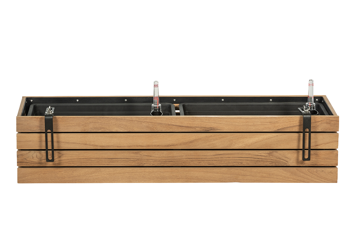 Maja teak balcony flower box 40 / 60 / 80 cm