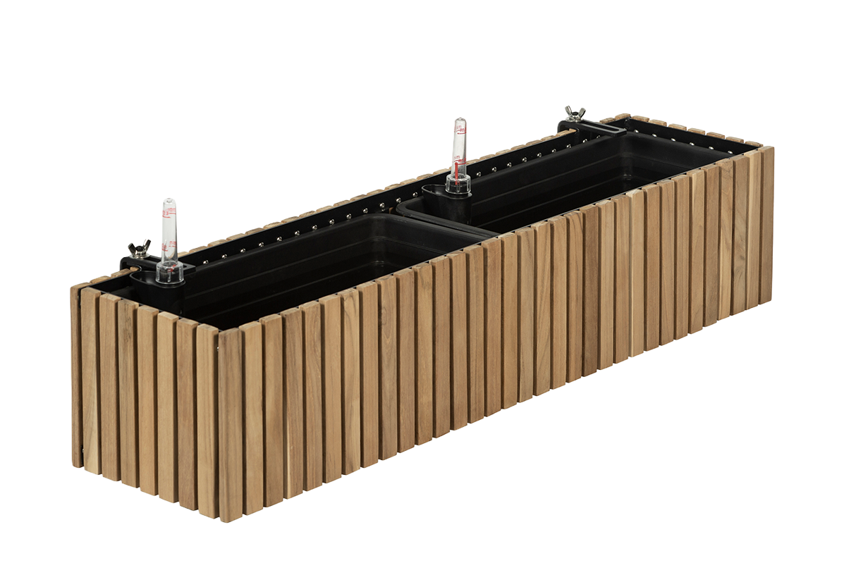 Molly teak balcony flower box 40 / 60 / 80 cm