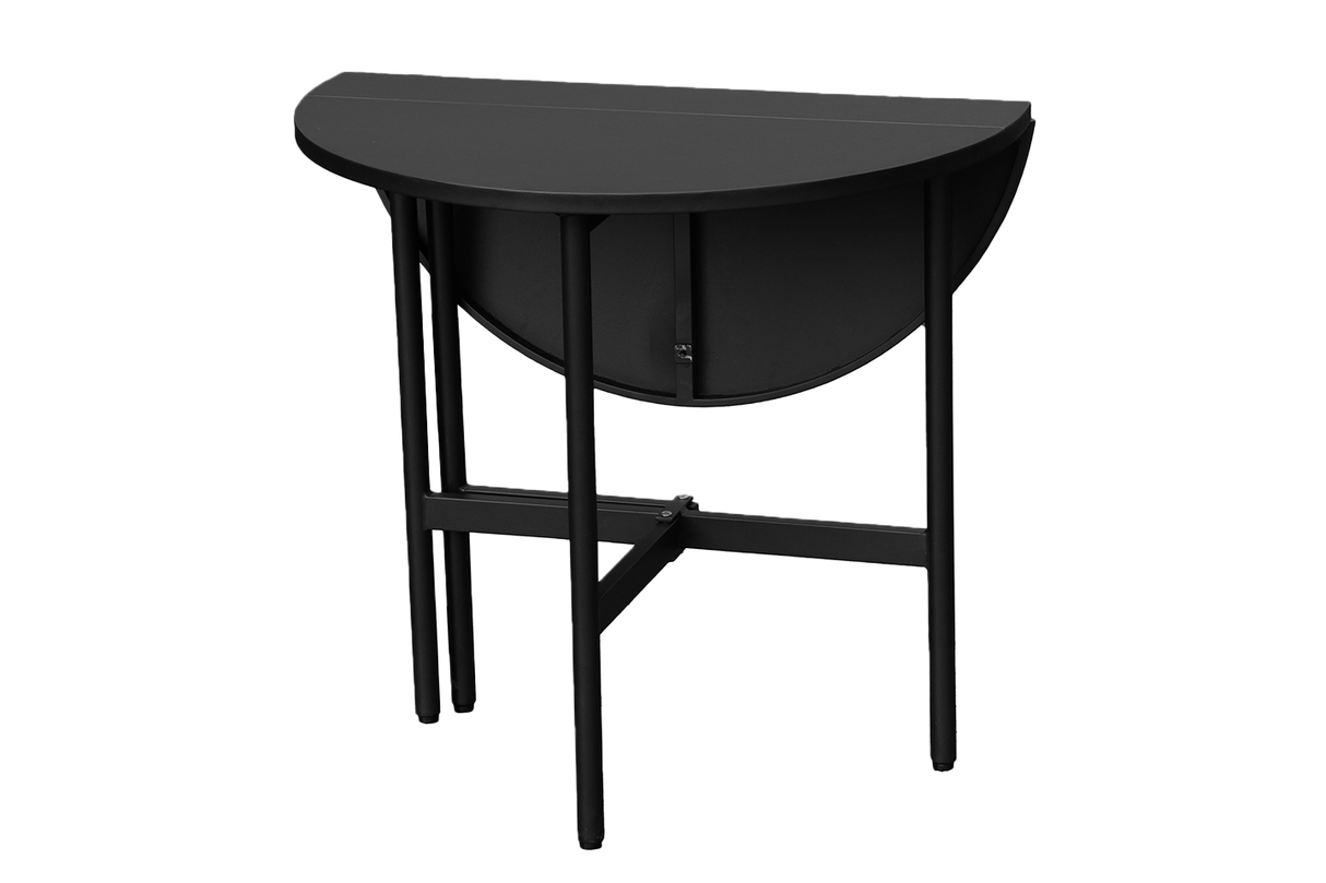Clara metal gateleg table Ø80 cm