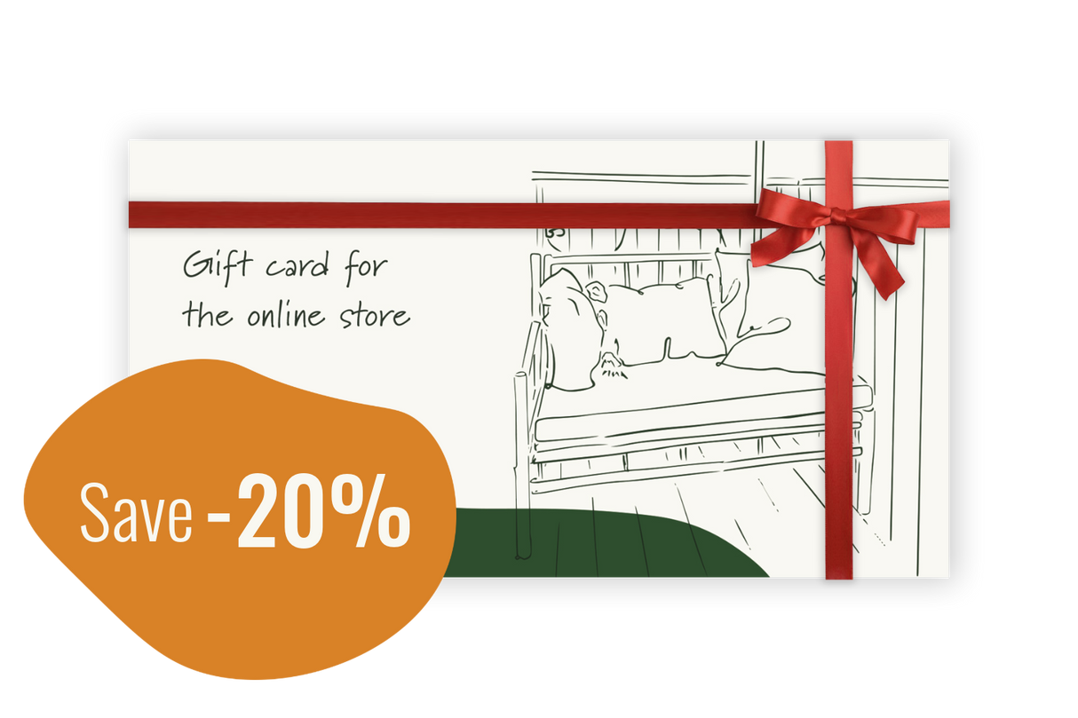 Gift card for the webshop