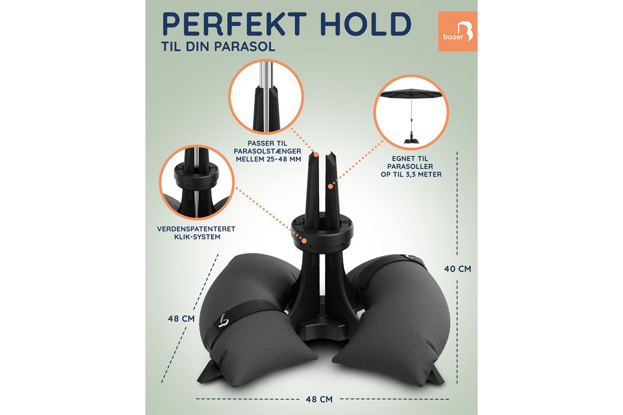 Baser parasol base 40 kg