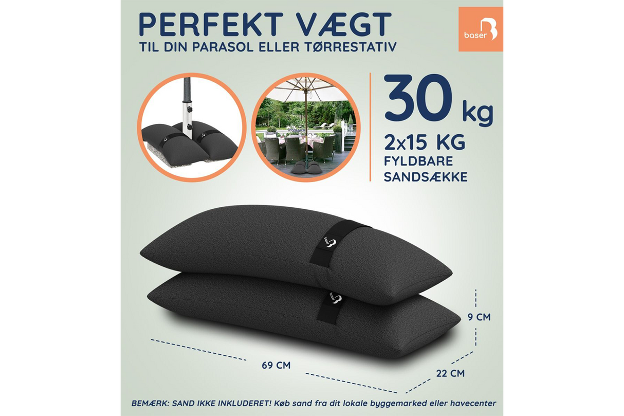 Baser sandbag 15 kg x 2