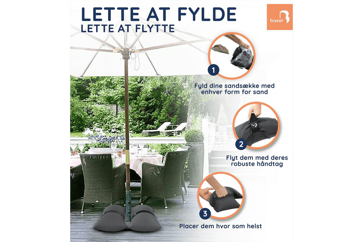 Baser sandbag 15 kg x 2