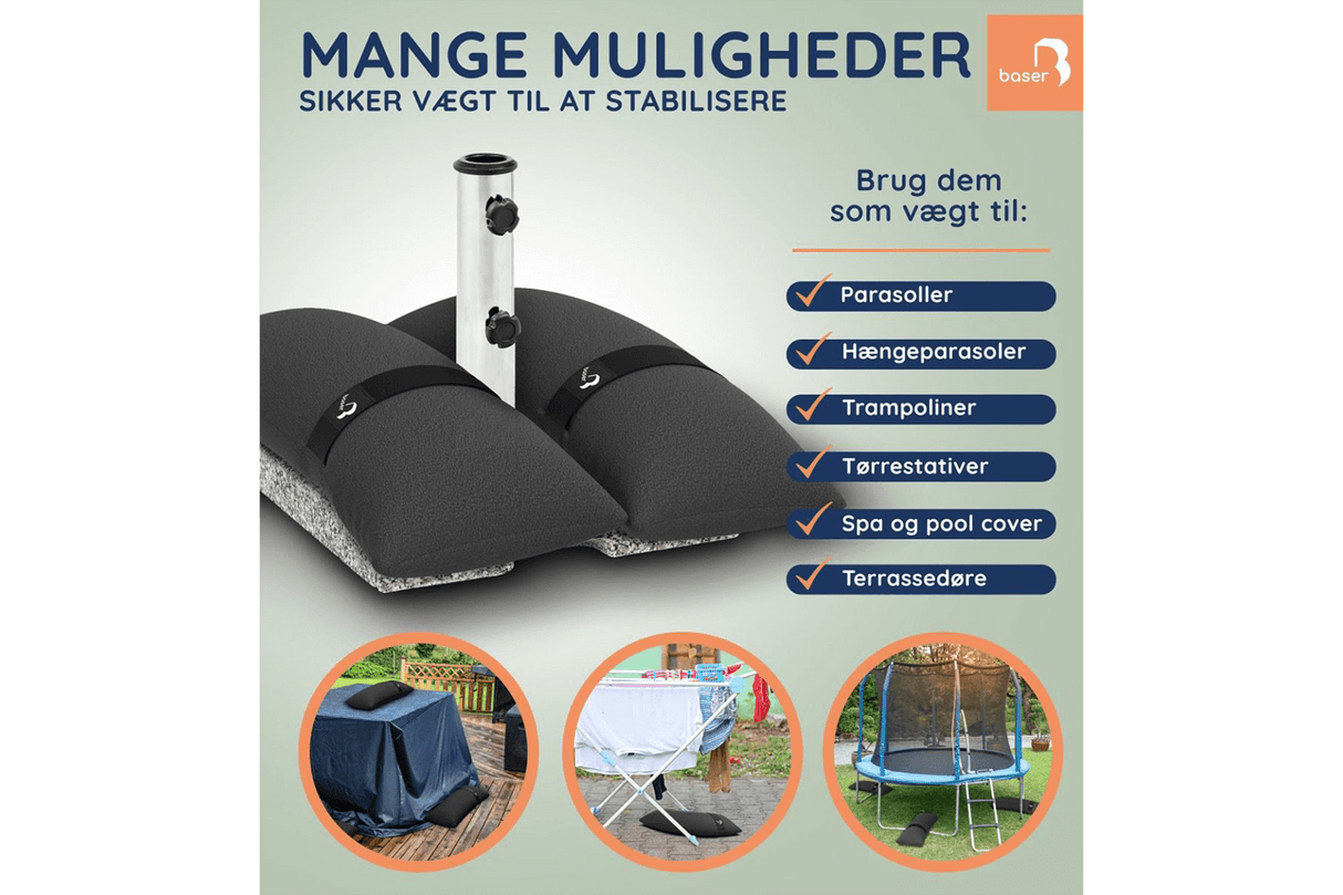 Baser sandbag 15 kg x 2