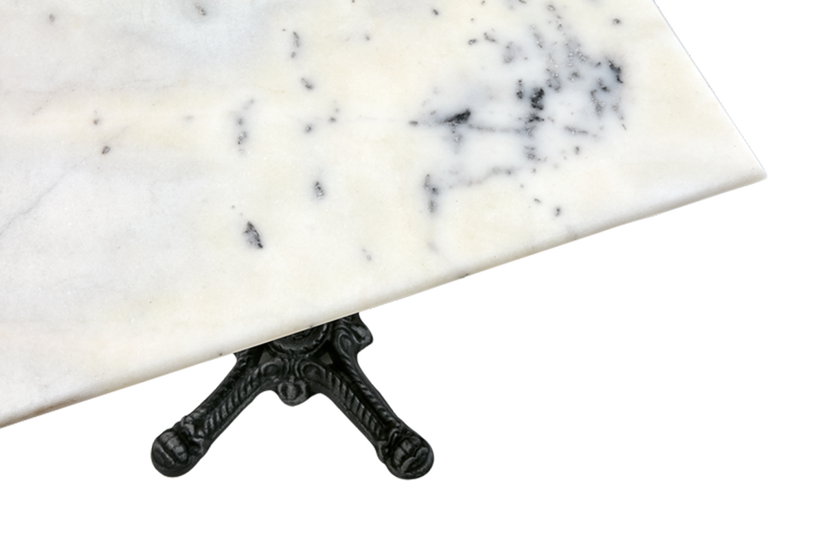 Loire square marble table 70x70 cm