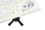 Loire square marble table 70x70 cm