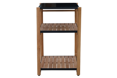 Dora teak barbecue table with granite top 60 x 50 cm