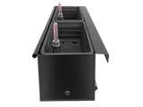 Esther black balcony flower box with self-watering system 60 / 80 cm