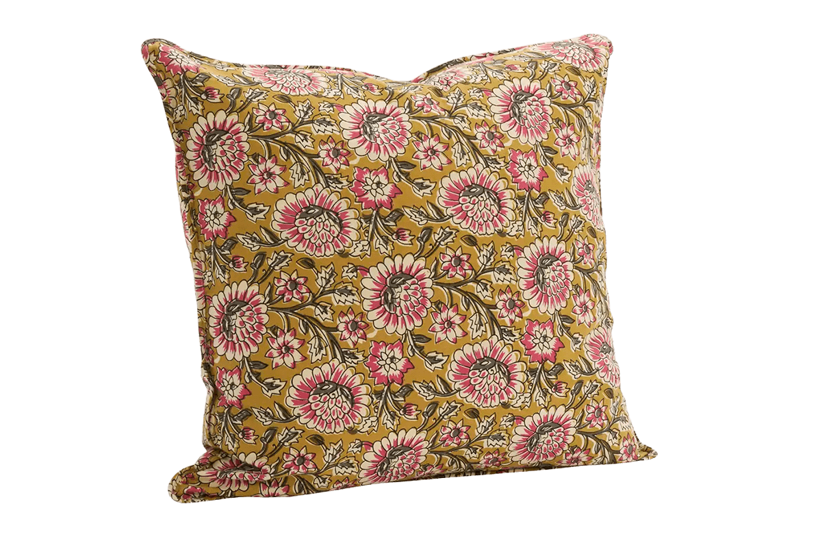 Floral pillowcase 50 x 50 cm