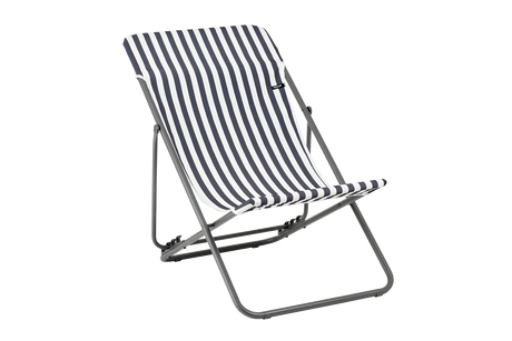 Maxi transat airlon striped deckchair