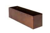 Liva copper balcony flower box without bracket 60 / 80 / 100 cm