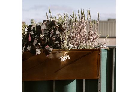 Liva copper balcony flower box 60 / 80 / 100 cm