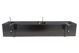 Liva black balcony flower box with self-watering system 60 / 80 / 100 cm