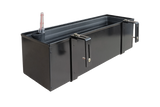 Liva black balcony flower box with self-watering system 60 / 80 / 100 cm