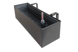 Liva black balcony flower box with self-watering system 60 / 80 / 100 cm