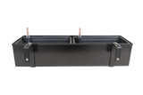 Liva black balcony flower box with self-watering system 60 / 80 / 100 cm
