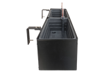 Liva black balcony flower box with self-watering system 60 / 80 / 100 cm