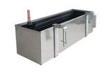 Liva galvanized balcony flower box with self-watering system 60 / 80 / 100 cm