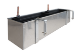 Liva galvanized balcony flower box with self-watering system 60 / 80 / 100 cm