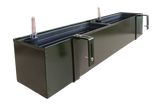 Liva dark green balcony flower box with self-watering system 60 / 80 / 100 cm