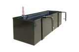 Liva dark green balcony flower box with self-watering system 60 / 80 / 100 cm