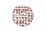 Round seat cushion with print Ø45 cm