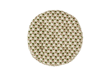 Round seat cushion with print Ø45 cm