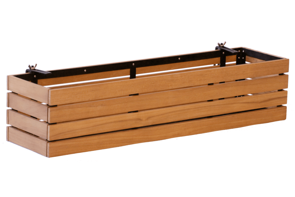 Maja teak balcony flower box 40 / 60 / 80 cm