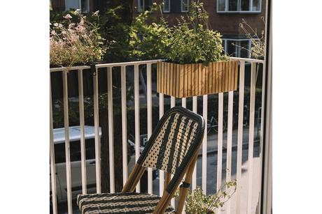 Molly teak balcony flower box 40 / 60 / 80 cm