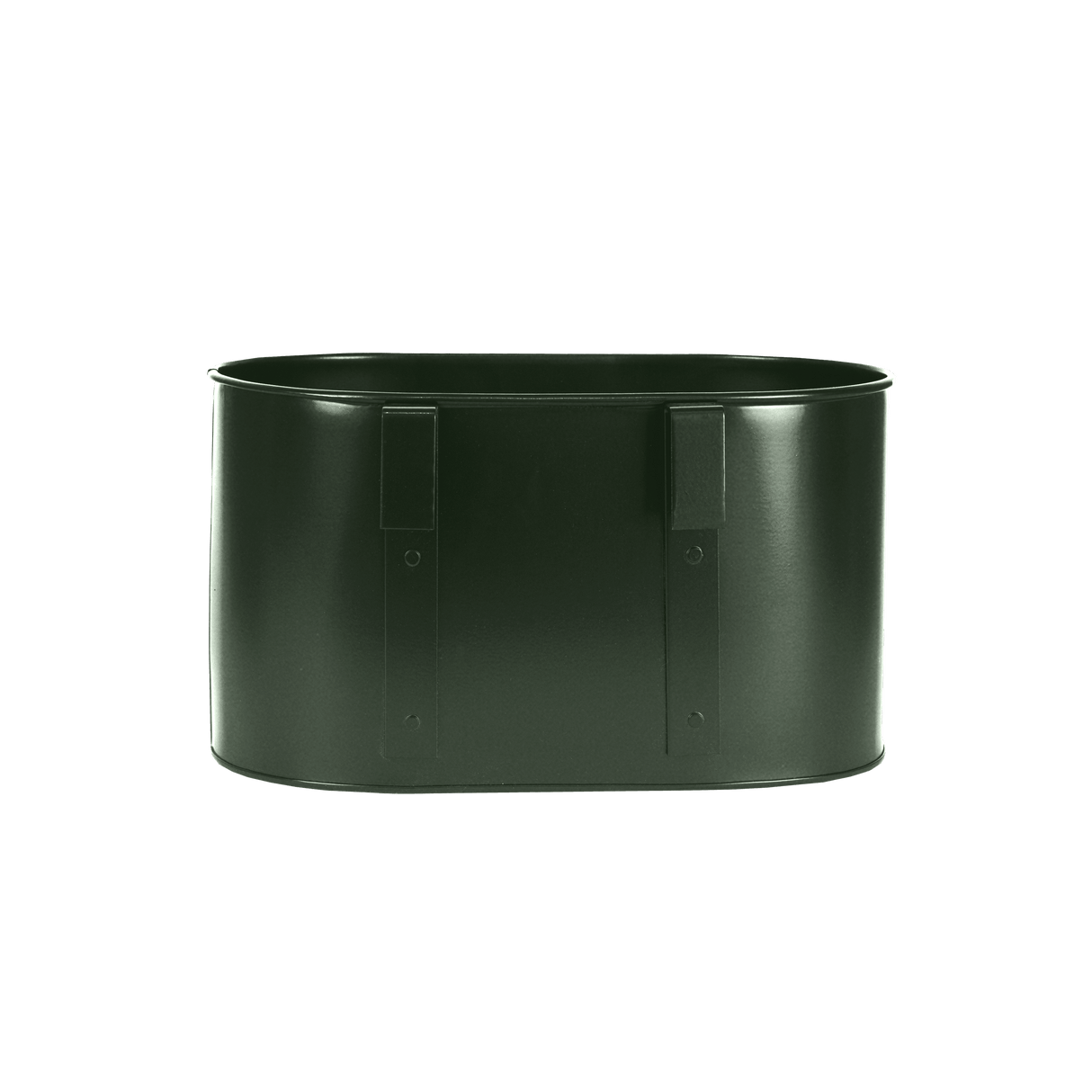 Ovalina green plant box for wall grid 30 x 17 cm