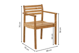 Rosenholm teak chair