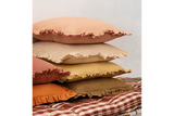 Ruffle cushion cover 50 x 50 cm