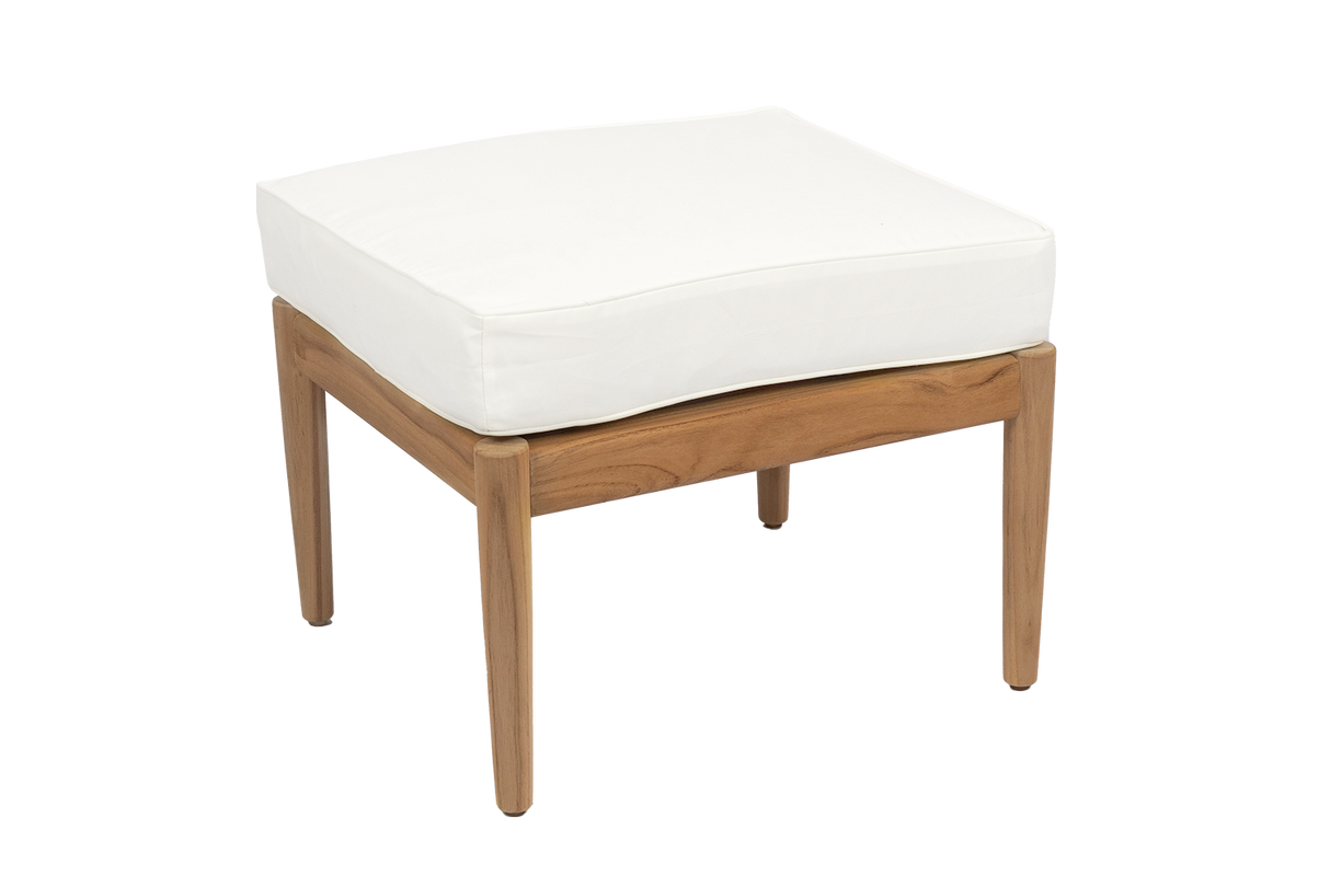 Sienna teak pouf / table