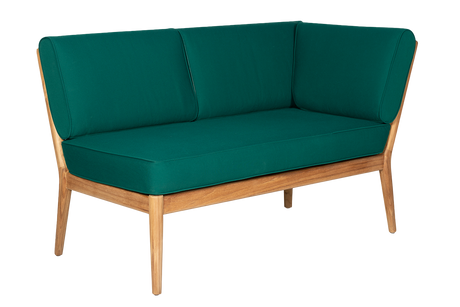 Sienna teak high back lounge sofa - right