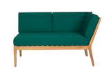 Sienna teak high back lounge sofa - right