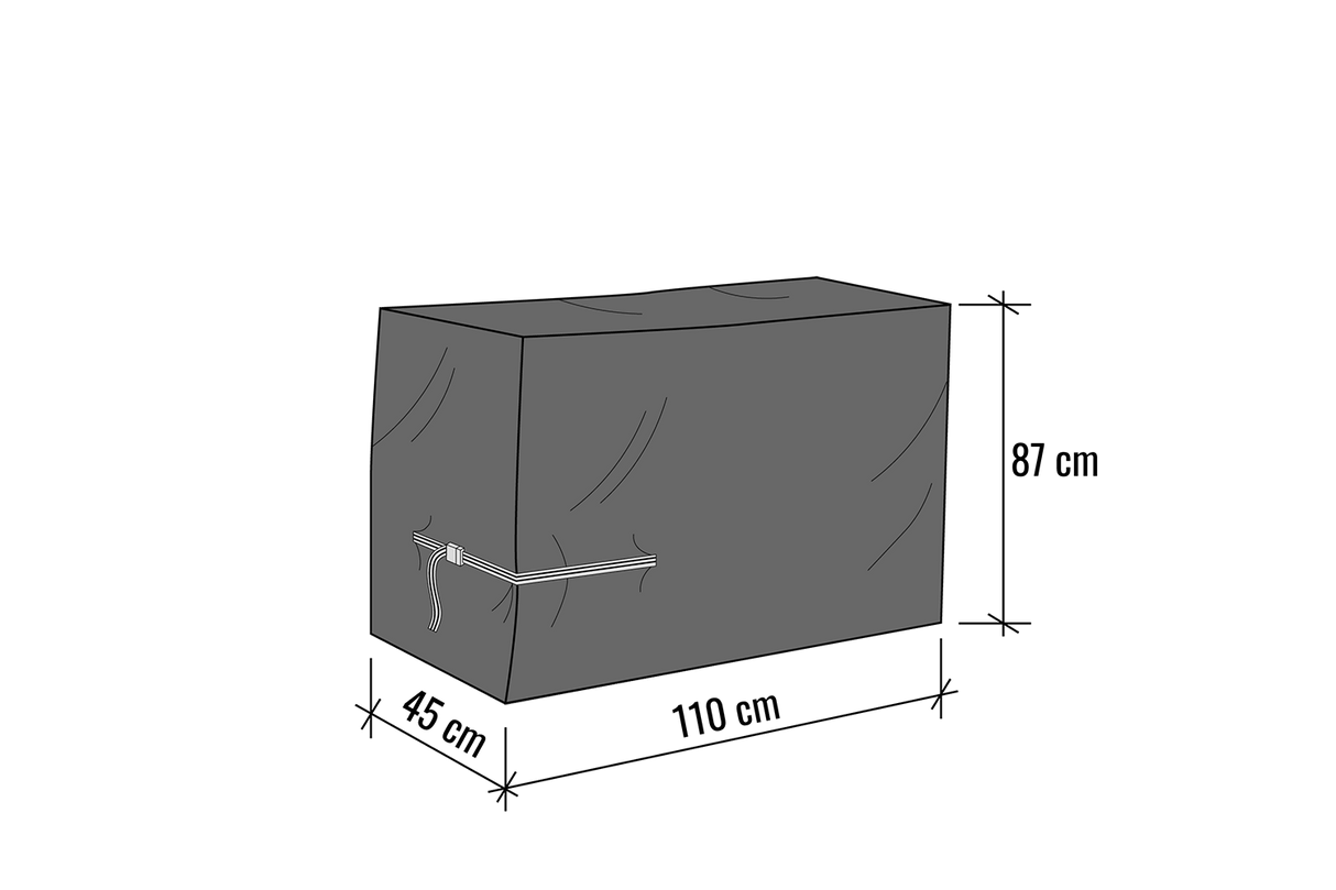 Solid furniture cover 110 x 45 x 87 cm