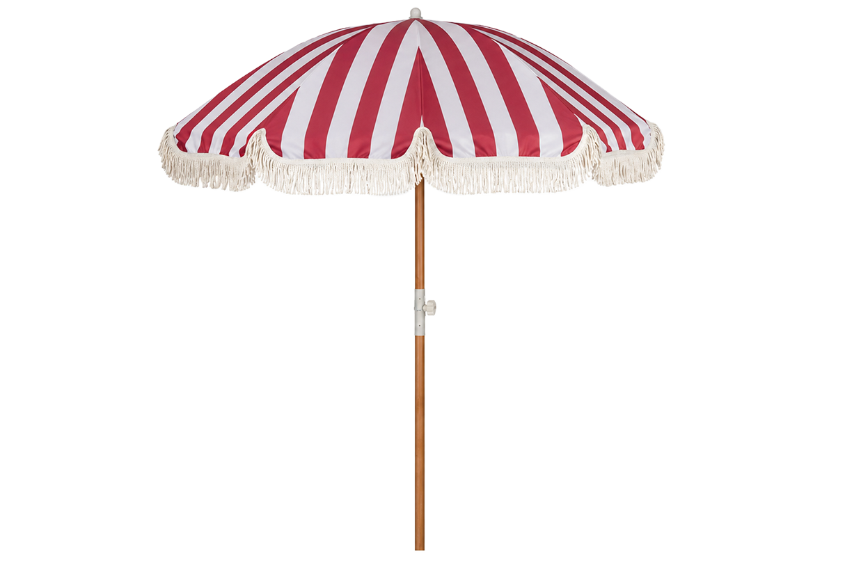 Stine stripe parasol with tilt Ø155 / Ø180 cm