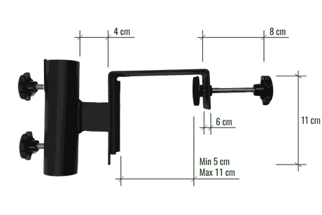 Sumo parasol bracket