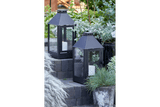 A2 living galvanized iron lantern 17 x 33,5 cm