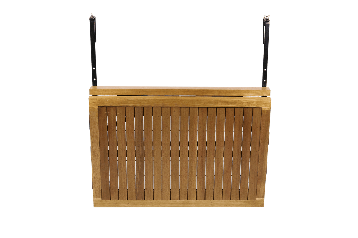 Alma teak hanging table with drying rack 100 x 60 cm
