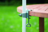 Parasol bracket for table