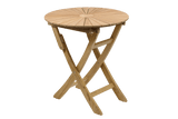 Rozette teak folding table Ø70 cm