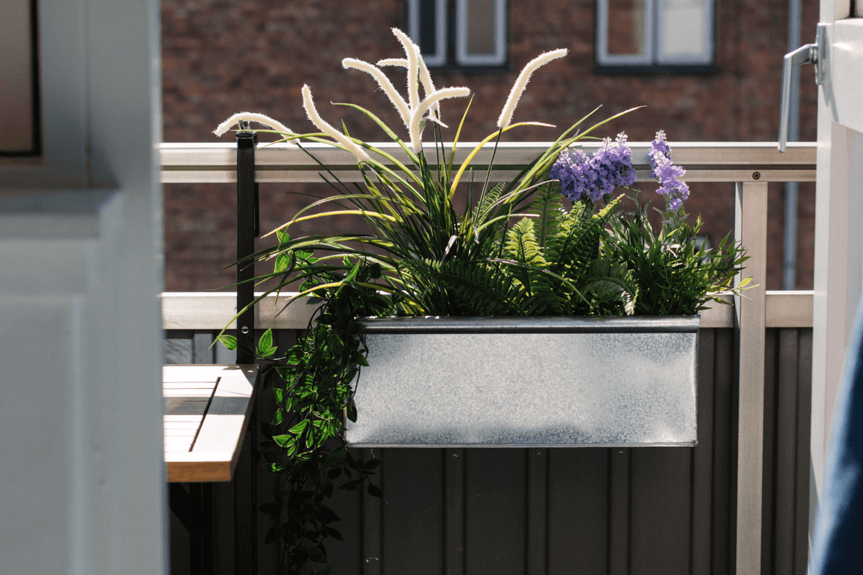 Esther zinc balcony flower box  40 / 60 / 80 cm
