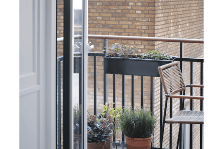 Esther green balcony flower box 40 / 60 / 80 cm