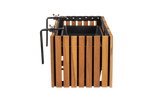 Molly teak balcony flower box 40 / 60 / 80 cm