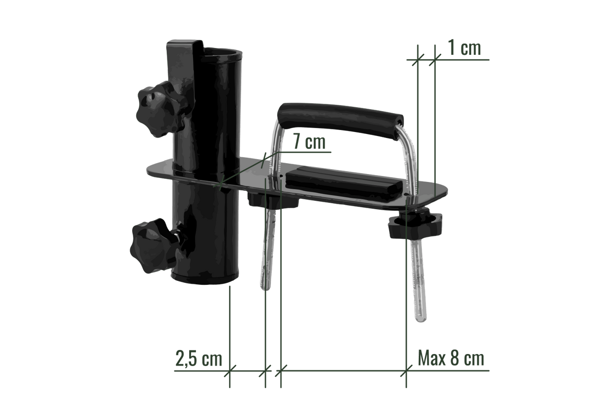 Hans parasol bracket