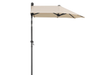 Salerno solid color parasol with hoist and tilt 150 x 150 cm