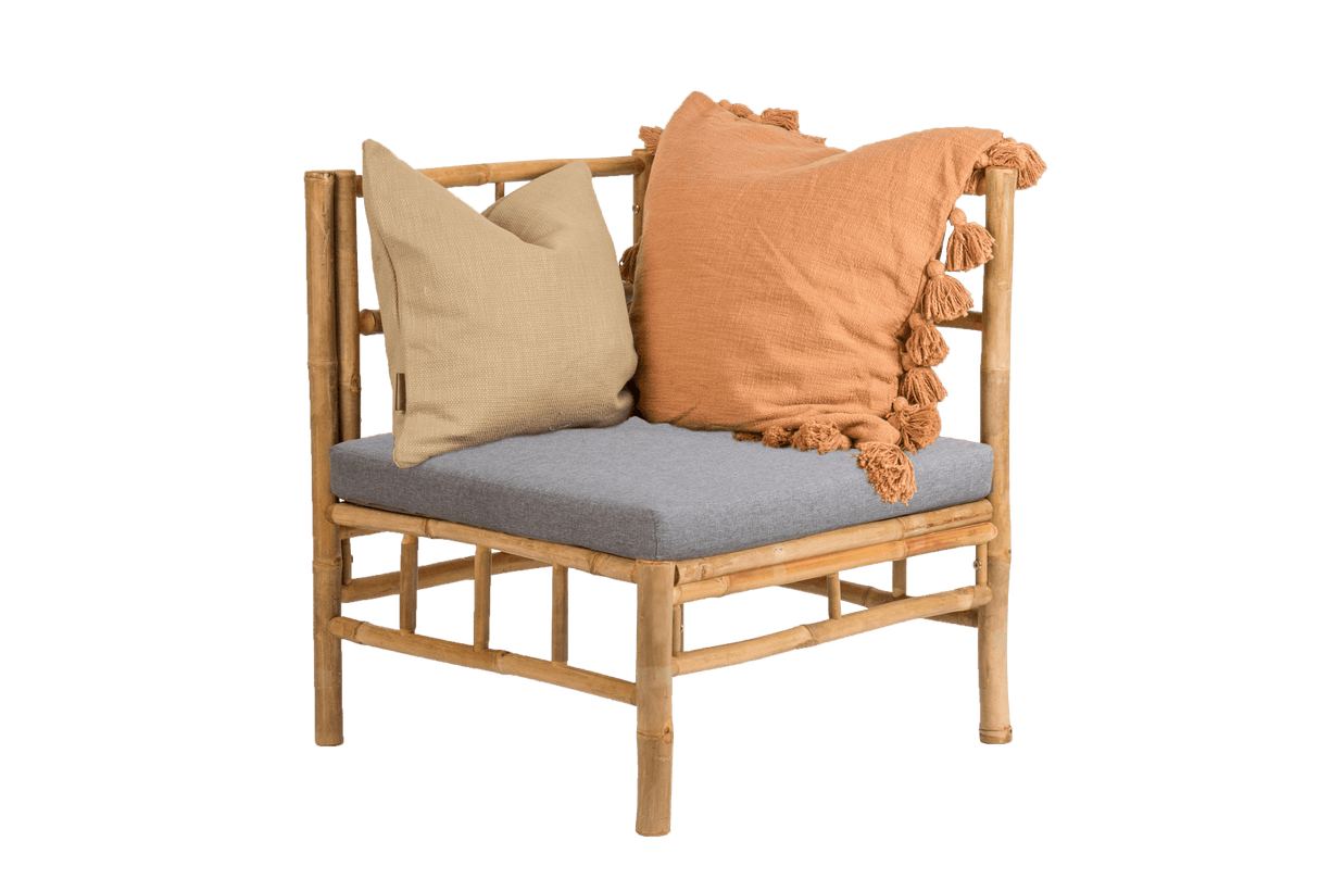 Beate bamboo lounge sofa - corner