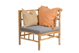 Beate bamboo lounge sofa - corner